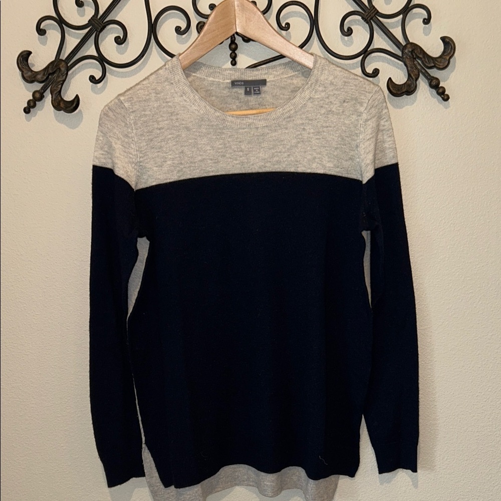 VINCE WOMEN'S COLORBLOCK SWEATER SIZE SMALL